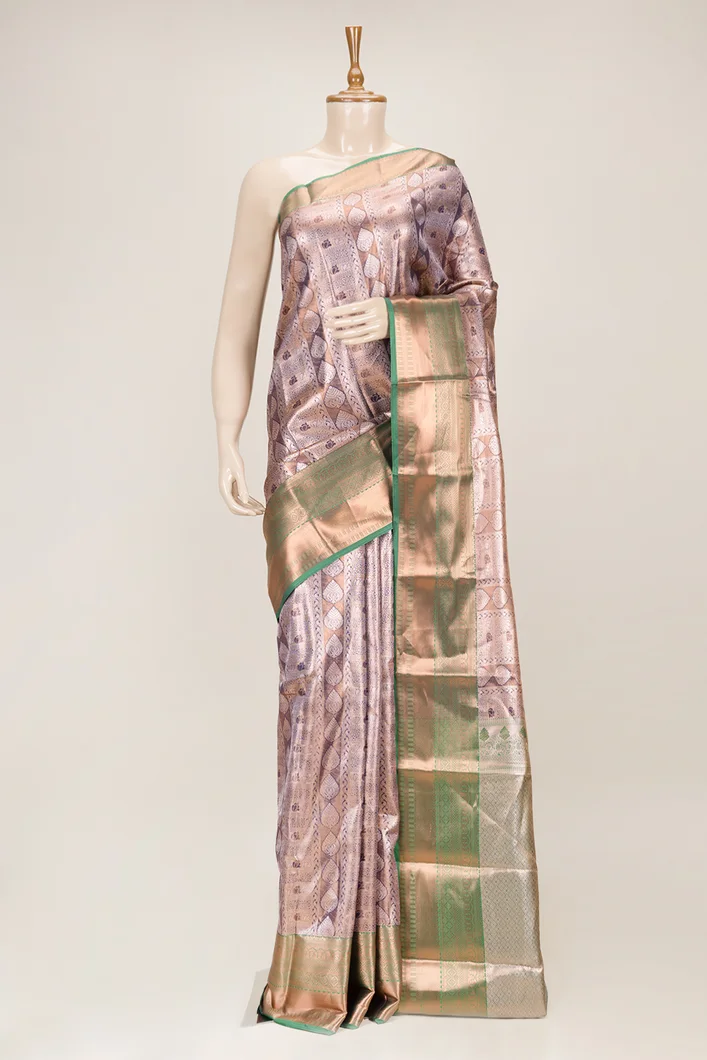 grey-semi-silk-saree-with-green-border-sw00000849-a