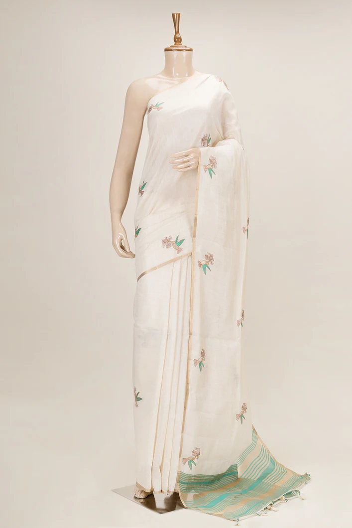half-white-cotton-saree-with-blue-with-floral-prints-sw00000860-a