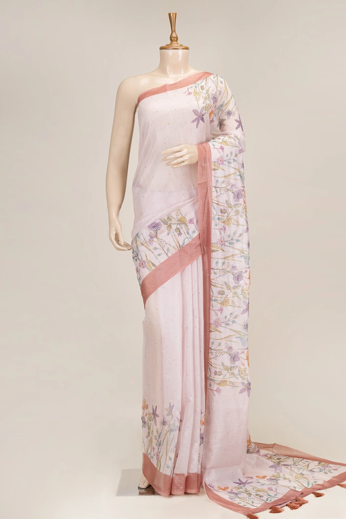 rust-linen-saree-with-elegant-floral-prints-sw00000864-a