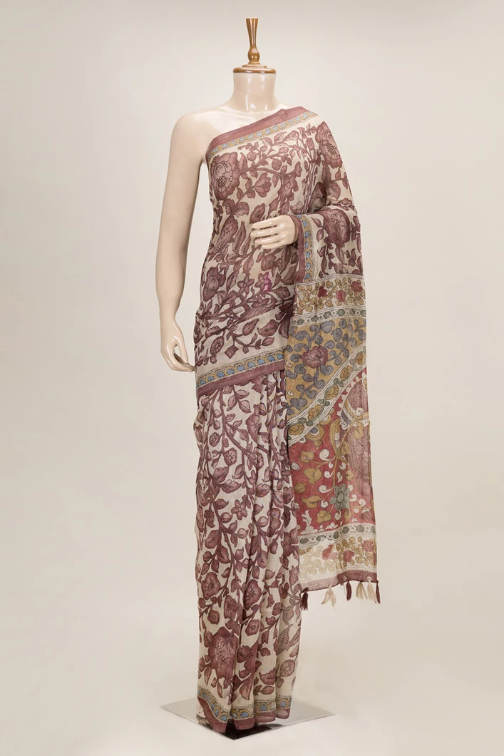 brown-soft-cotton-saree-with-all-over-floral-prints-sw00000873-a