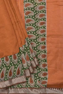 rust-with-green-maheshwari-cotton-saree-sw00000876-b