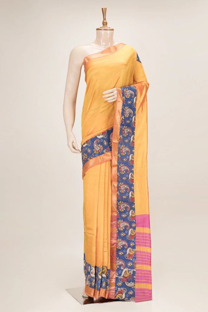 mango-yellow-with-navy-blue-maheshwari-cotton-saree-sw00000877-a