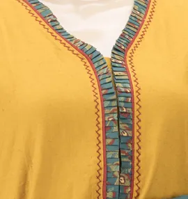 mustard-yellow-cotton-3pc-salwar-suit-with-printed-green-bottom-dupatta-sws00000892-b