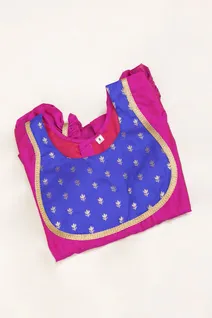 royal-blue-pink-kids-pattu-pavadai-set-with-zari-floral-design-skp00000899-b