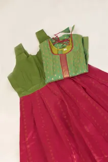 traditional-south-indian-pattu-pavadai-for-girls-parrot-green-red-skp00000900-c