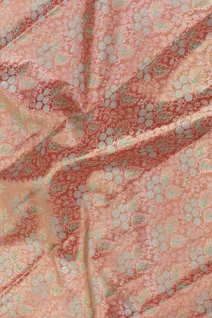 fusion-silk-saree-peach-with-turquoise-blue-border-sw00000914-c