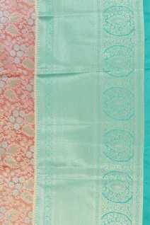 fusion-silk-saree-peach-with-turquoise-blue-border-sw00000914-d