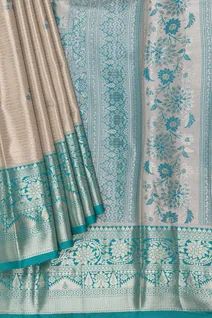 ivory-fusion-silk-saree-with-turquoise-blue-border-sw00000915-b