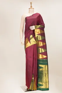 pure-kanchi-silk-saree-dark-brown-with-dark-green-pallu-temple-border-sw00000917-a