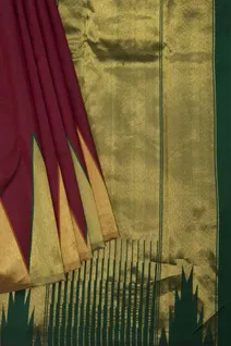 pure-kanchi-silk-saree-dark-brown-with-dark-green-pallu-temple-border-sw00000917-b