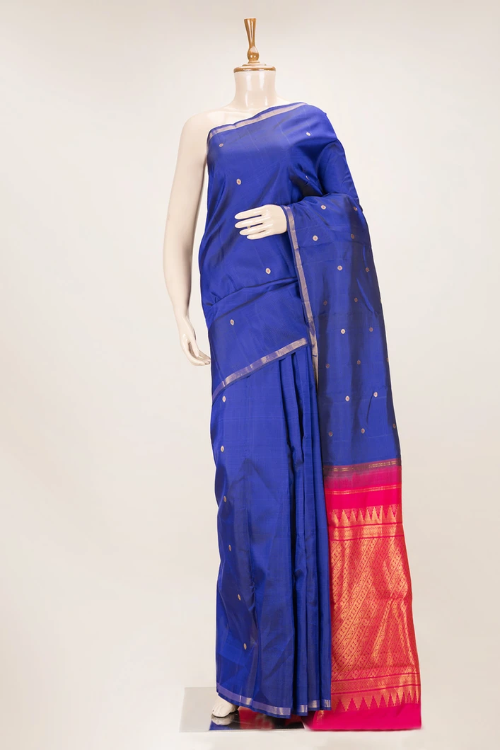 royal-blue-pure-zari-kanchi-silk-saree-with-rani-pink-zari-pallu-sw00000935-a