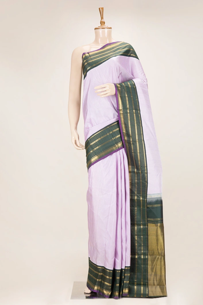 lavender-pure-zari-kanchi-silk-saree-with-dark-green-border-sw00000938-a
