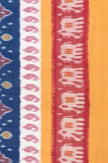multicolor-elephant-motif-ikkat-cotton-saree-with-mustard-pallu-sw00000946-d