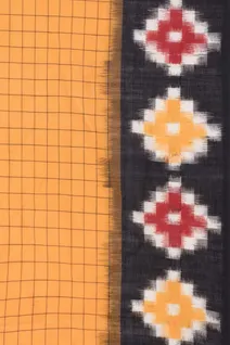 mustard-checked-ikkat-cotton-saree-with-black-pallu-sw00000947-d