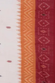 half-white-ikkat-cotton-saree-with-red-orange-geometric-border-sw00000950-d
