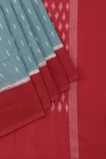 light-blue-red-ikkat-cotton-saree-sw00000958-b