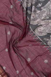 maroon-chanderi-cotton-saree-with-black-kalamkari-art-pallu-sw00000971-c