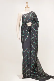 black-semi-tussar-saree-with-floral-embroidery-sw00000978-a