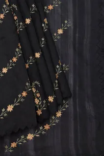 black-semi-tussar-saree-with-peach-floral-embroidery-sw00000979-b