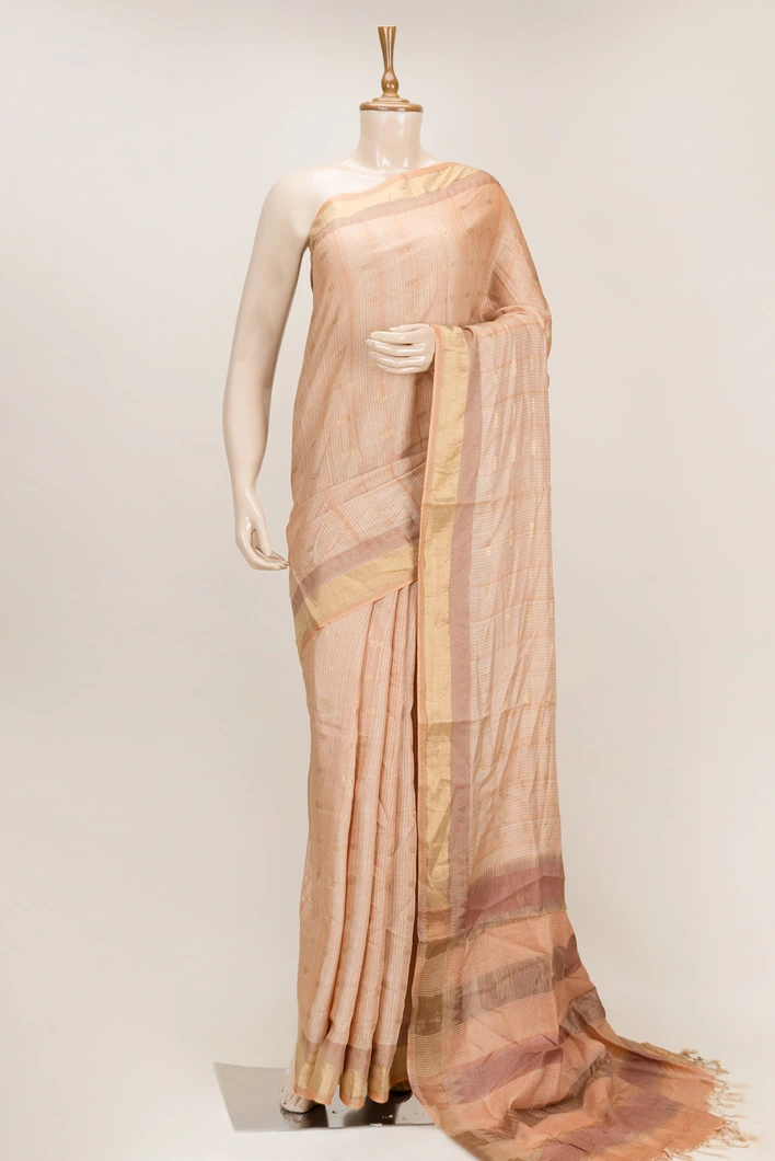 beige-pure-tussar-silk-saree-with-subtle-gold-border-sw00000988-a