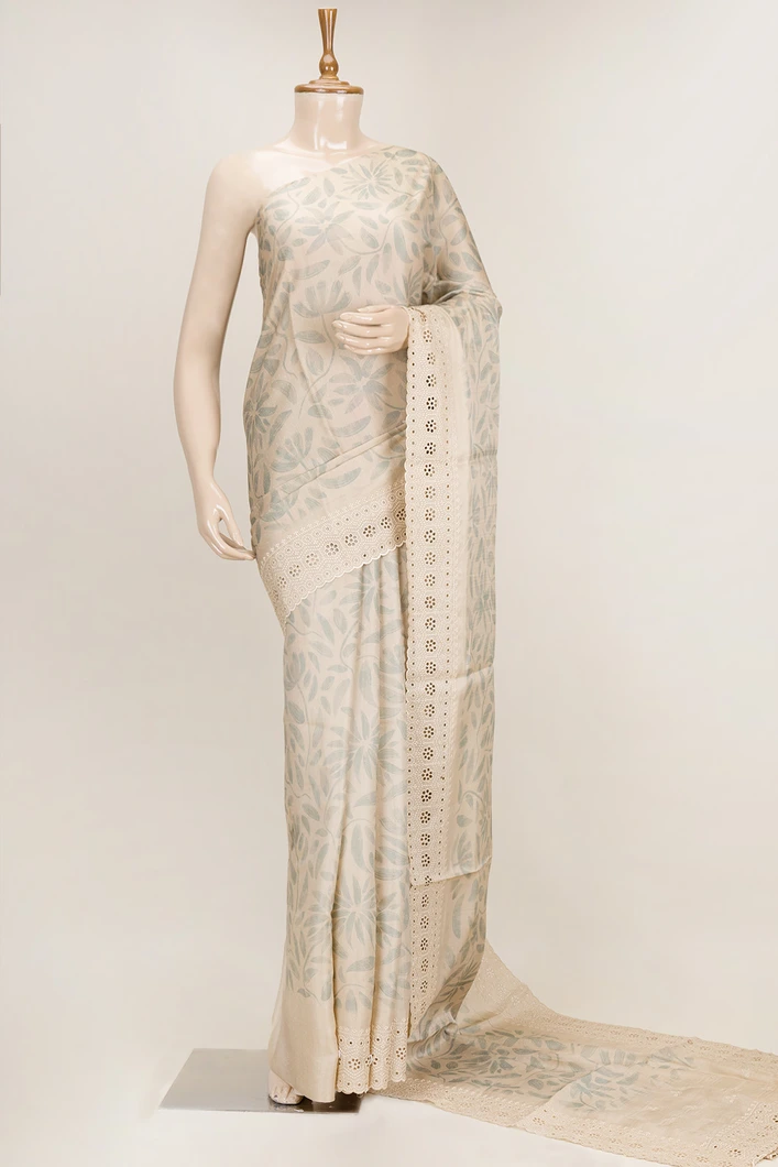 semi-tussar-cream-saree-with-soft-leaf-print-eyelet-lace-border-sw000001001-a