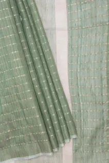 semi-tussar-green-checked-saree-with-floral-digital-prints-sw000001004-b