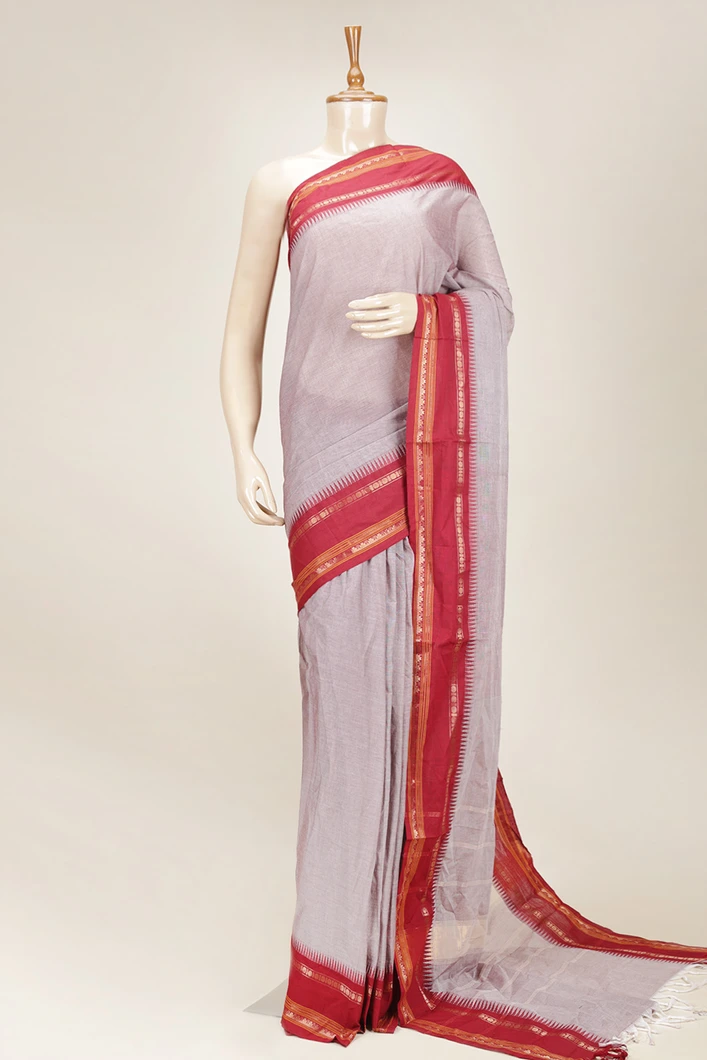 chettinad-cotton-saree-grey-with-maroon-rettai-pettu-border-sw000001013-a