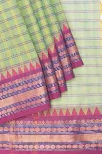 chettinad-cotton-saree-in-green-checks-with-magenta-pink-zari-border-sw000001024-b