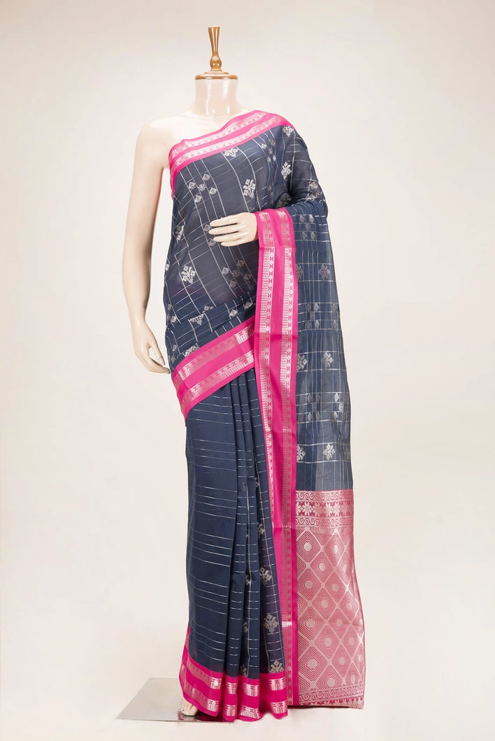 semi-silk-cotton-saree-in-navy-blue-with-pink-border-sw000001031-a