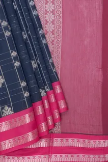 semi-silk-cotton-saree-in-navy-blue-with-pink-border-sw000001031-b