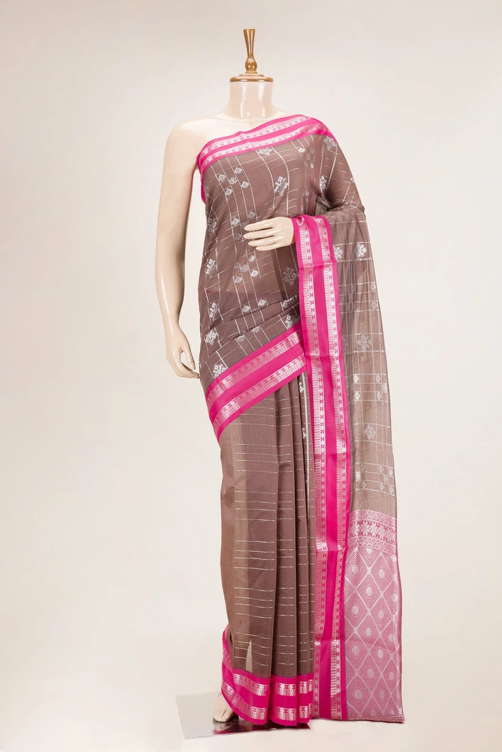 semi-silk-cotton-saree-in-brown-with-pink-border-sw000001033-a