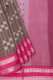 semi-silk-cotton-saree-in-brown-with-pink-border-sw000001033-b