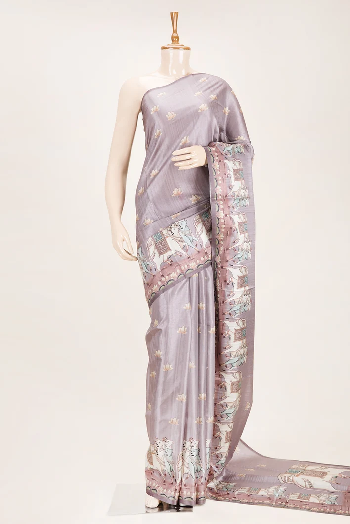 semi-tussar-grey-saree-with-elephant-floral-print-border-sw000001070-a