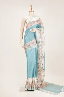 semi-tussar-light-blue-saree-with-animal-motif-border-sw000001077-a