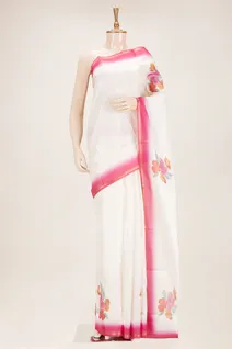 semi-tussar-white-saree-with-pink-border-floral-prints-sw000001081-a