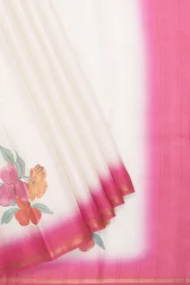 semi-tussar-white-saree-with-pink-border-floral-prints-sw000001081-b