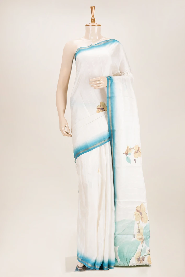 semi-tussar-white-saree-with-blue-border-floral-design-sw000001082-a