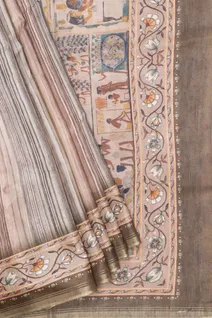 semi-tussar-earthy-stripes-saree-with-kalamkari-pallu-sw000001087-b