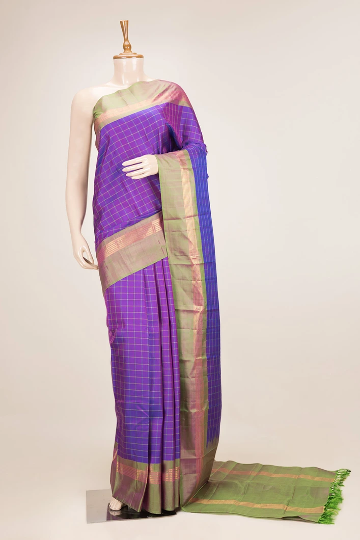 purple-pure-zari-silk-saree-with-green-border-zari-checks-sw000001095-a