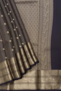 pure-kanchi-silk-saree-with-black-body-golden-checks-and-tiny-buttas-sw00000375-e