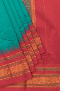 traditional-saree-with-turquoise-green-body-and-red-border-sw000001107-b