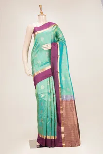 traditional-silk-saree-in-turquoise-green-saree-with-violet-zari-lines-sw000001114-a