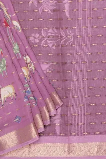 lavender-semi-tussar-saree-with-floral-prints-sw000001127-b