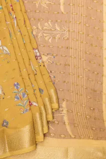 yellow-semi-tussar-saree-with-floral-prints-sw000001128-b