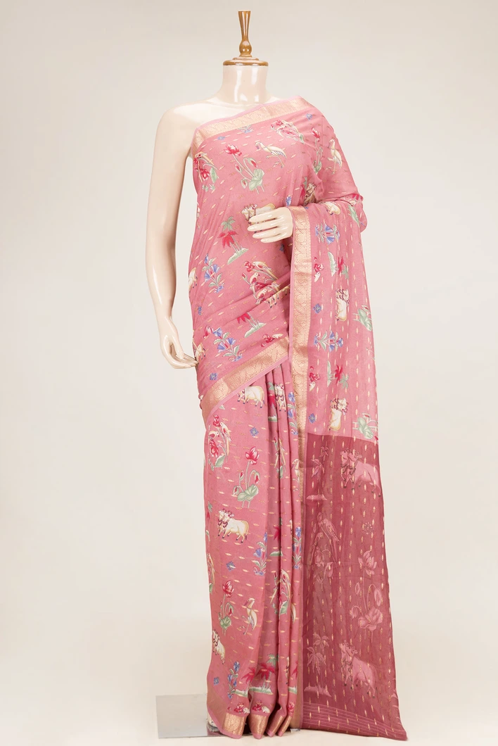 peach-semi-tussar-saree-with-floral-prints-sw000001130-a