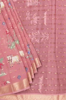 peach-semi-tussar-saree-with-floral-prints-sw000001130-b