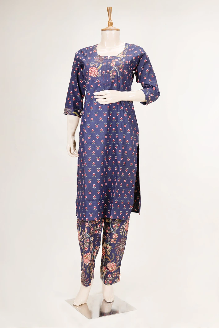 navy-blue-pure-cotton-2-piece-salwar-set-sws000001154-a