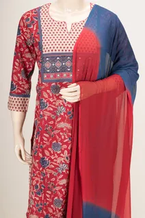 red-navy-blue-floral-pure-cotton-3-piece-salwar-set-sws000001161-b