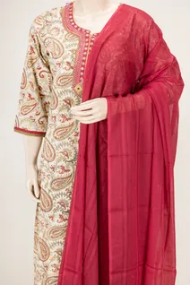 maroon-beige-kalamkari-cotton-3-piece-salwar-set-sws000001166-b