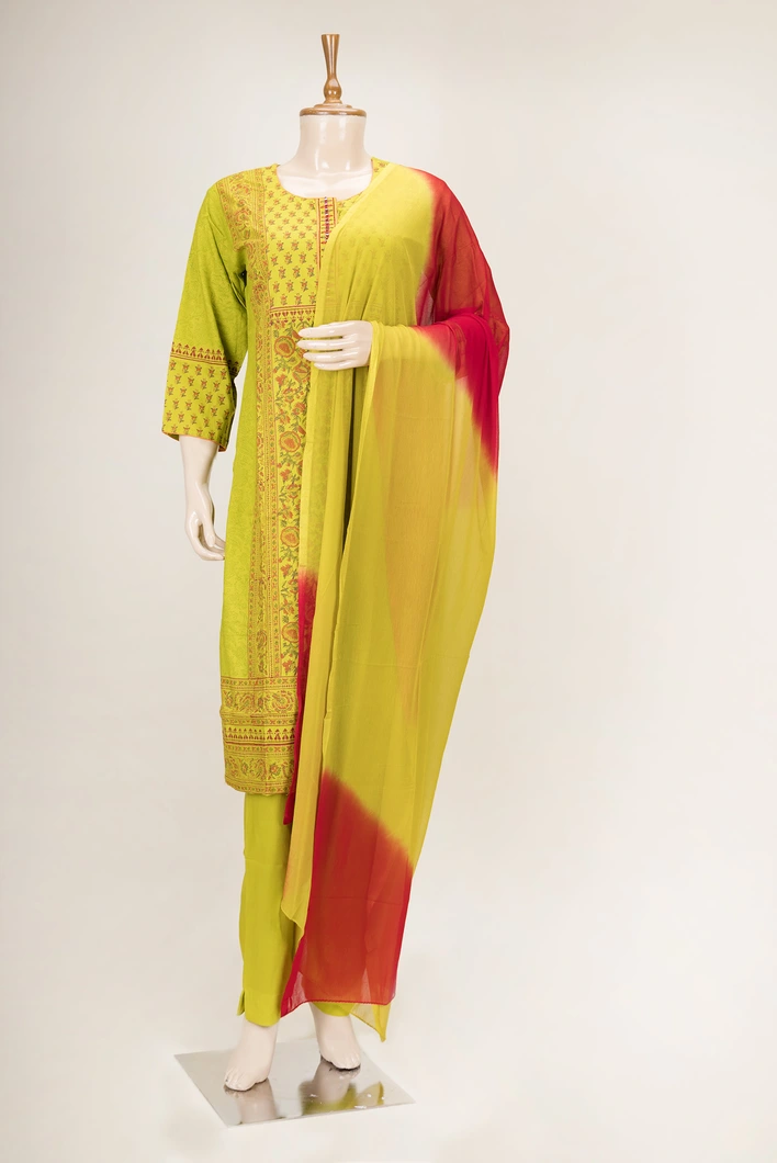 lime-green-maroon-pure-cotton-3-pcs-salwar-suit-set-sws000001178-a